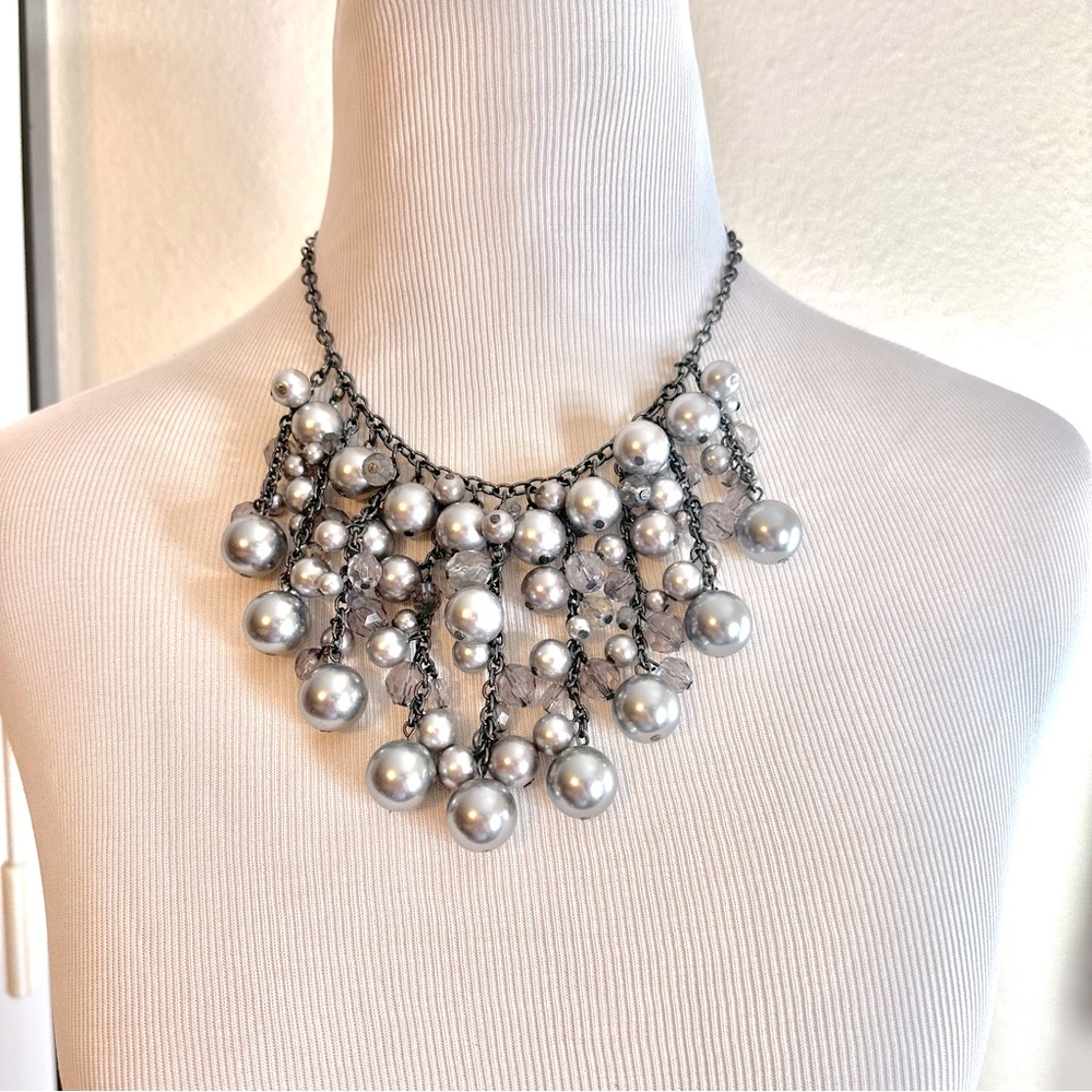 ParkLane Crystal & Silver Bobble Necklace